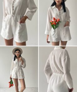 Alternative view of افرهول جمبسوت قصير لون ابيض