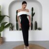 فستان كلاسي أسود