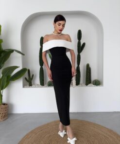 Alternative view of فستان كلاسي أسود