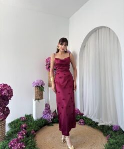 Alternative view of فستان "دورا" بتفاصيل الزهور