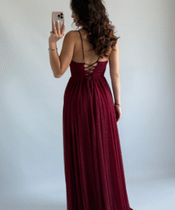 Alternative view of فستان خمري لامع على طراز إلسا Frozen