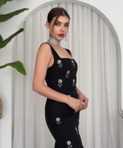 Alternative view of فستان Ners بتفاصيل الأحجار اللامعة🖤