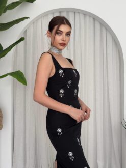 Alternative view of فستان Ners بتفاصيل الأحجار اللامعة🖤