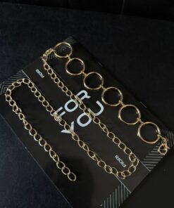 حزام حلقات ذهبي