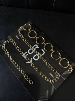 حزام حلقات ذهبي