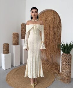 Alternative view of فستان مايا بدون أكتاف