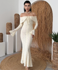 فستان مايا بدون أكتاف