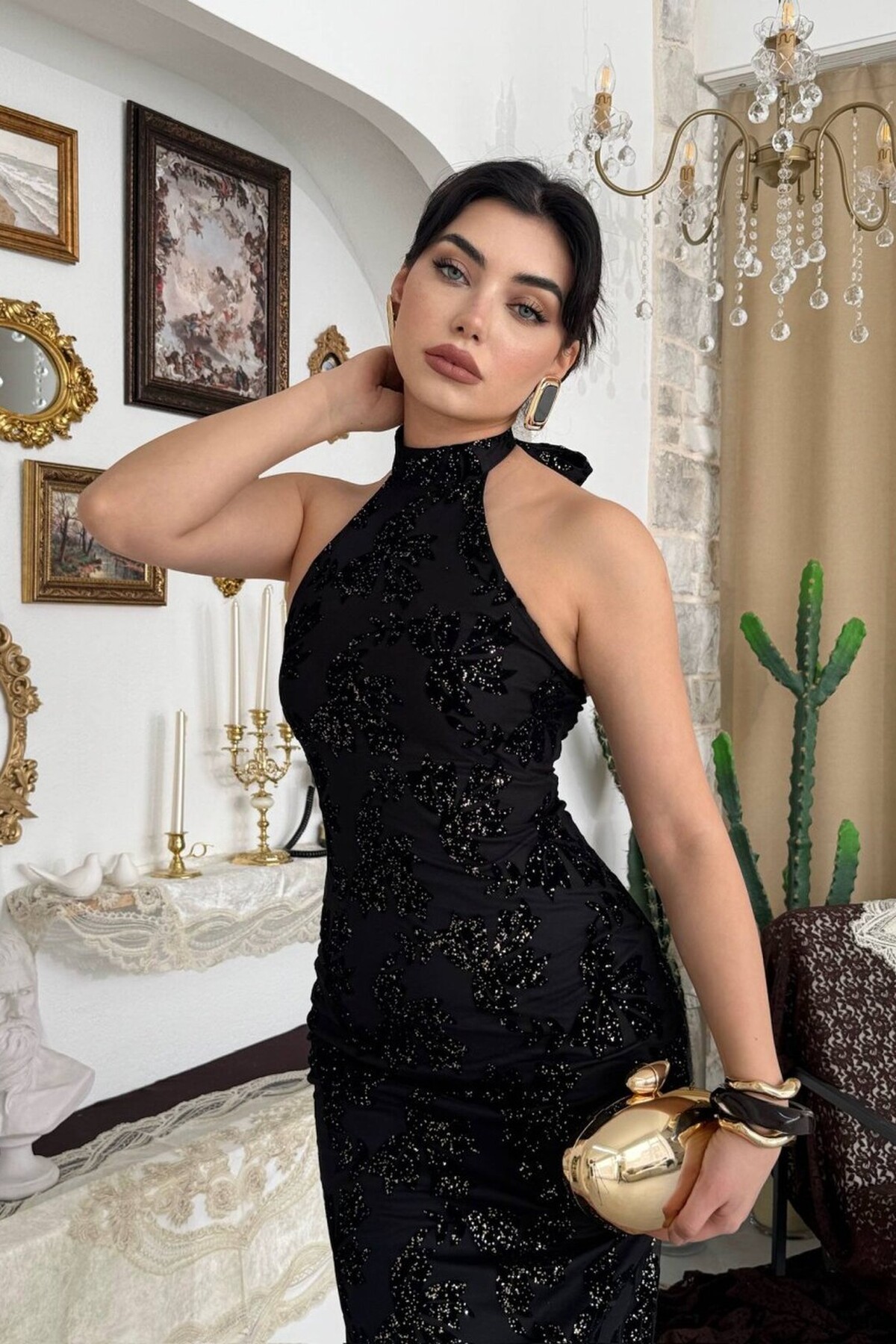 فستان البريق الأسود - الصورة 5