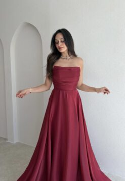 ⁦فستان سهرة كب (Strapless) ♥️⁩ - الصورة ⁦4⁩